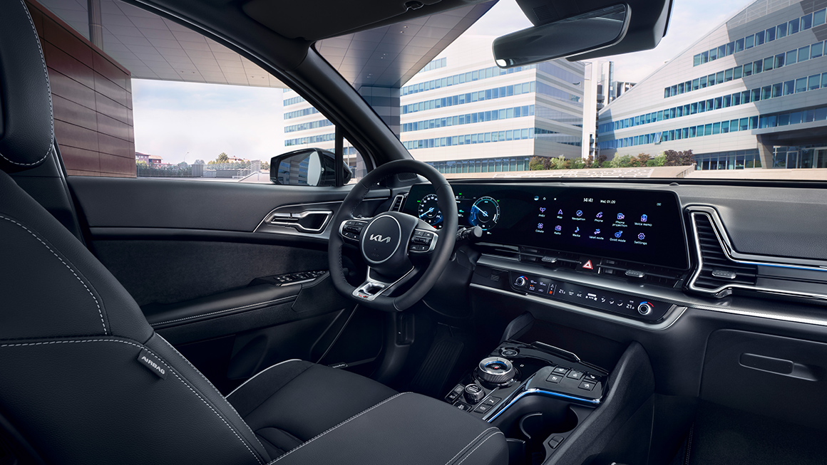 Kia Sportage, fahrerzentriertes Cockpit